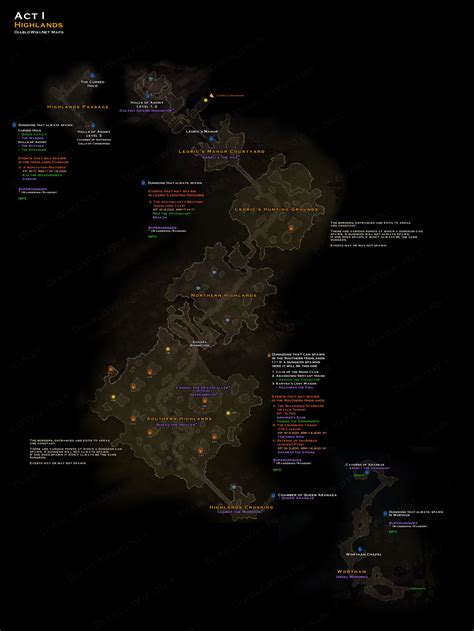Act 1 Highlands Map Diablo Wiki 12369 Hot Sex Picture