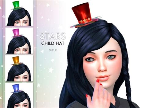 Stars Child Hat By Suzue At Tsr Sims 4 Updates