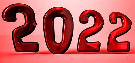 3d الملتوية الأحمر 2022 خلفية سنة جديدة سعيدة 3d 2022 سنة جديدة