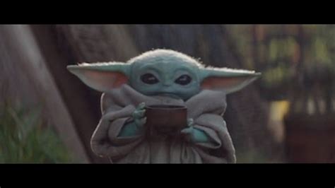 Baby Yoda Sippin On That Soup Yung Skywalker Youtube