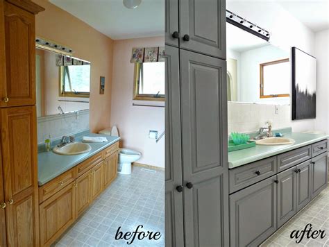 How To Repaint Bathroom Cabinets Interior Design Styles