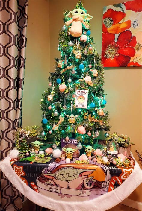Baby Yoda 💚 Christmas Tree Star Wars Christmas Tree Star Wars