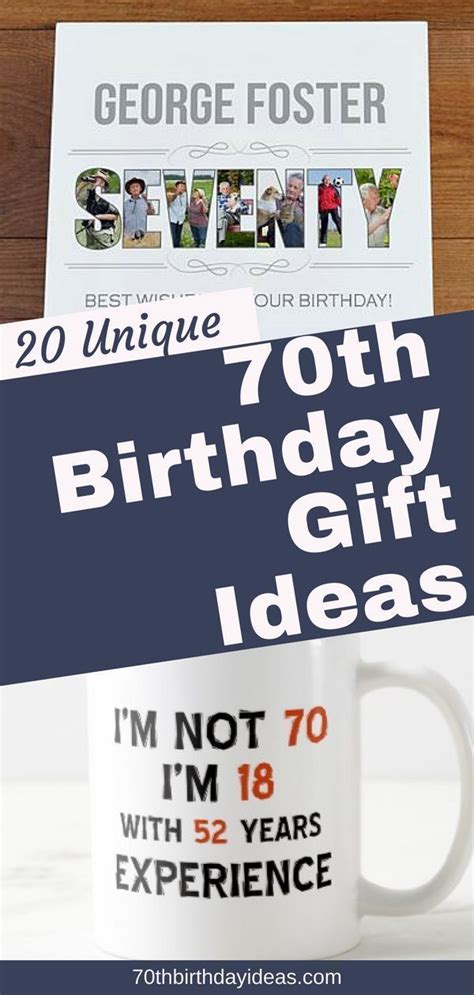 70th Birthday Ts Looking For Unique Birthday T Ideas For