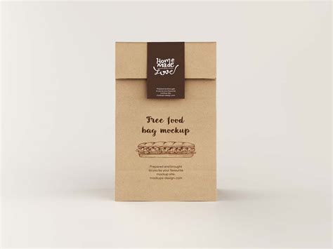 Free Disposable Paper Delivery Bag Mockup PSD Set - Good Mockups