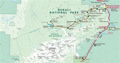 Denali Park Map Denali Summer Updates And Changes