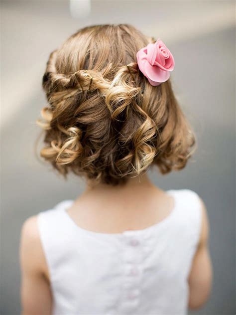 20 fall wedding bouquet ideas for 2021; Short curly hairstyle for flower girls # ...