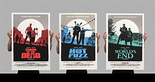 The Three Flavours Cornetto trilogy - a poster series by Matt Ferguson