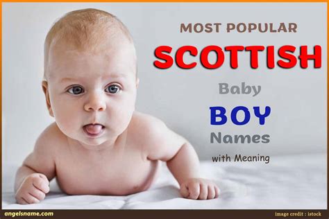 Most Popular Scottish Baby Boy Names With Meaning