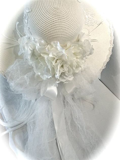 Victorian Bridal Hat Garden Wedding Ivory Lace Bridal Hat Bh 133