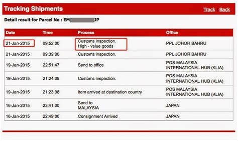 Tracking of malaysia post packages is carried out using unique tracking number that every international package has. How to Deal with Malaysia Royal Custom For Detained/Held ...