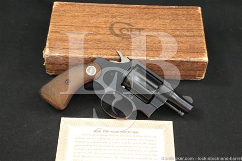 Colt Detective Special 2nd Issue 38 Spl 2″ Double Action Revolver 1960