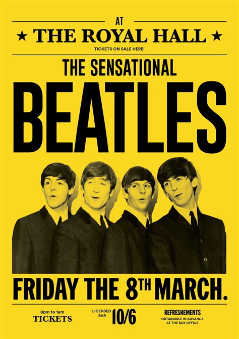 Twist And Shout With This The Beatles Concert Poster Poster Dos