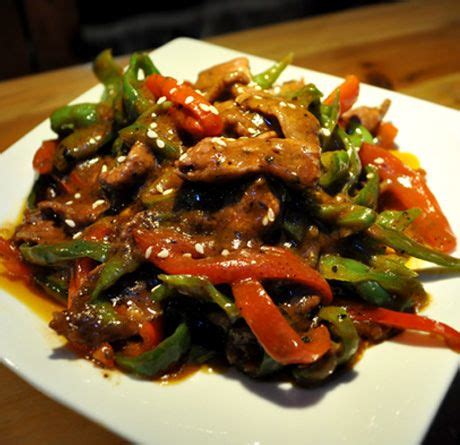 The hot pepper is great for a cool, rainy day and best enjoyed with a bowl of warm. Black Pepper Beef Stir-fry_Beef Recipes_China Food Menu ...