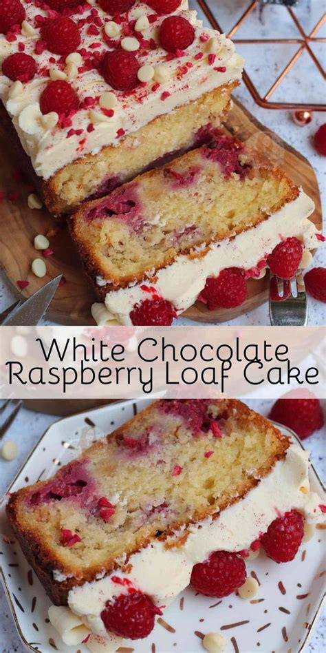 It's dense and moist and has a beautiful raspberry swirl in the middle. White Chocolate Raspberry Loaf Cake! - Jane's Patisserie ...