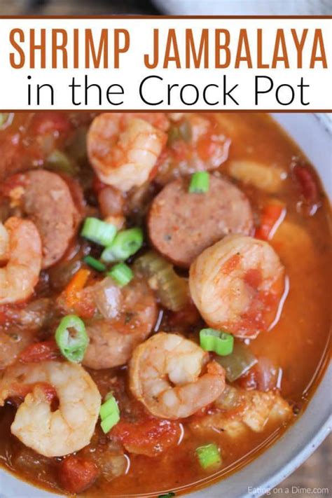 Slow Cooker Shrimp Jambalaya Recipe Is A One Pot Meal That Is Flavorful