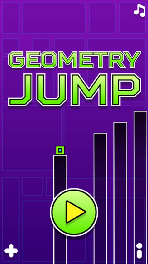 🕹️ Play Geometry Jump Game Free Online 1 2 Platform Jumping Video Game