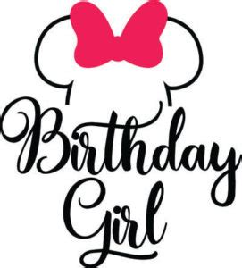 Minnie Mouse Birthday Girl SVG - Best Free SVG Files for Cricut