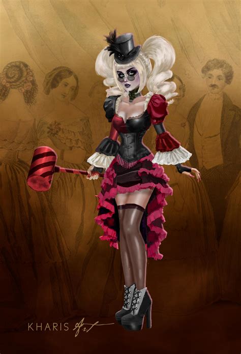 Steampunk Harley Quinn By Kharis Art On Deviantart