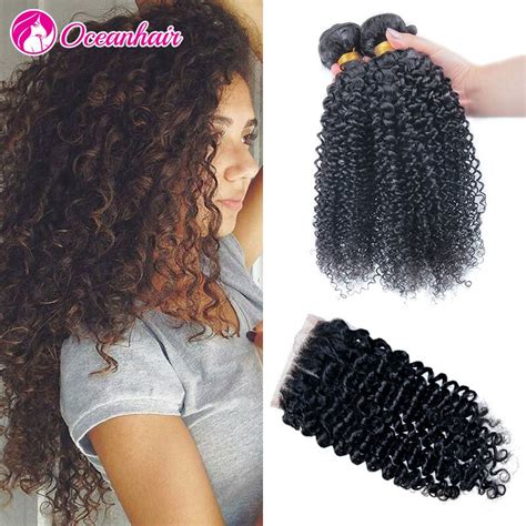 Brazilian Curly Hair With Closure Brazilian Jerry Curl Lace Closure