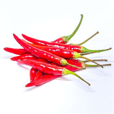 Fresh Small Thai Red Chillies Peppers 100g Imported Weekly From Th