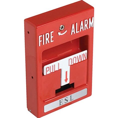 Conventional Fire Alarm Pull Station Switch Single Action Single