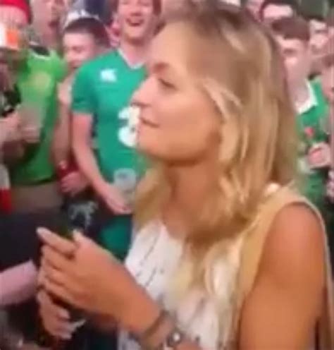 French Lifeguard Steps Forward As Girl Serenaded By Irish Fans Daily Star