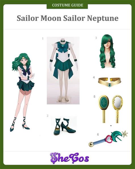 Diy To Make A Sailor Neptune Costume Of Sailor Moon Shecos Blog