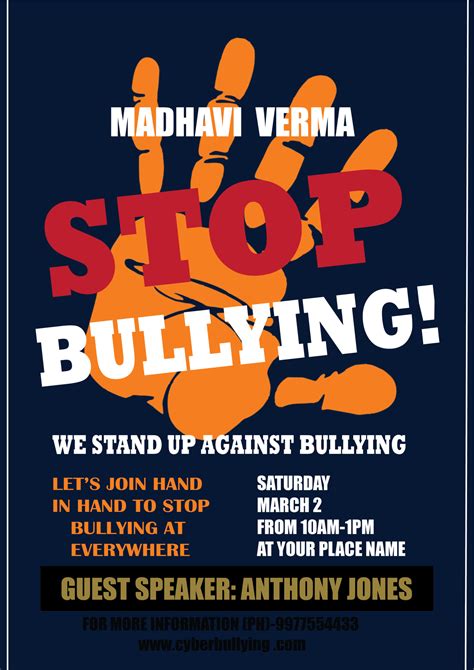 Cyber Bullying Poster By Madhavi Verma At Coroflot Com