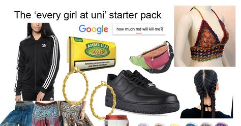 The Transformation Of Every British Girl In Starter Pack Form Obviously