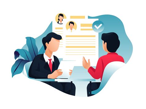 Job Interview Illustration (AI)