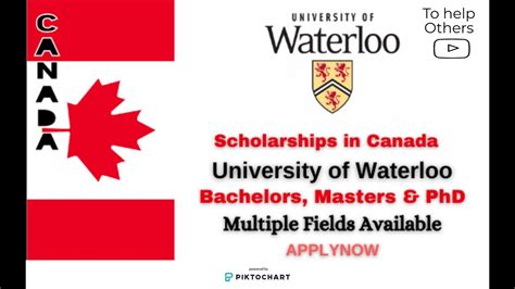 University Of Waterloo Scholarships 2021 Scholarship In Canada Youtube