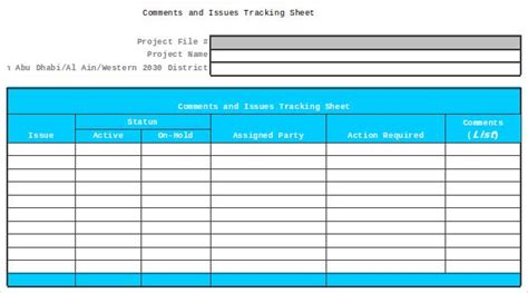10 Issue Tracking Templates Free Sample Example Format