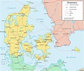 Dinamarca - Mapa e Turismo