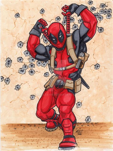 Deadpool 9x12 By Artildawn On Deviantart