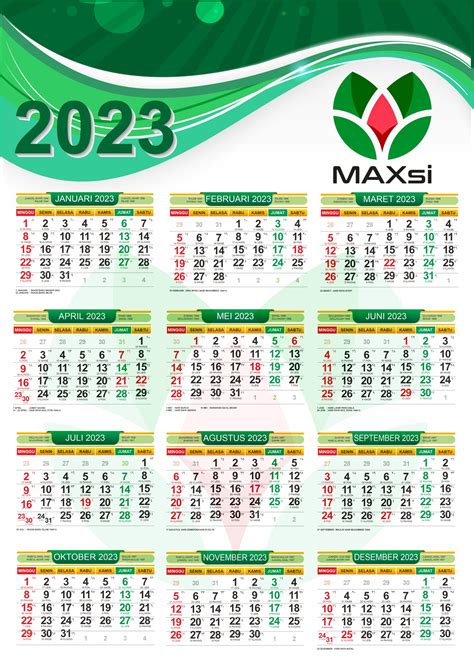 Download Kalender 2023 Lengkap Dengan Hijriyah Dan Jawa Cetak Ukuran A3