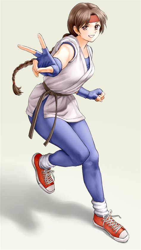 X Chitch Yuri Sakazaki Ryuuko No Ken Snk The King Of Fighters Commentary Request Highres