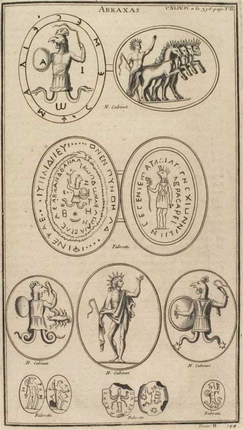 Abraxas Esoteric Symbols Occult Symbols Mystical Art