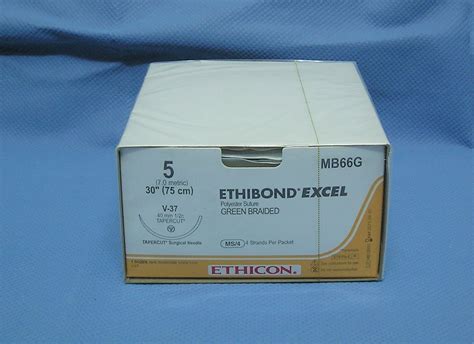 Ethicon Mb66g Ethibond Excel Suture 5 V 37 Tapercut Needle Da Medical