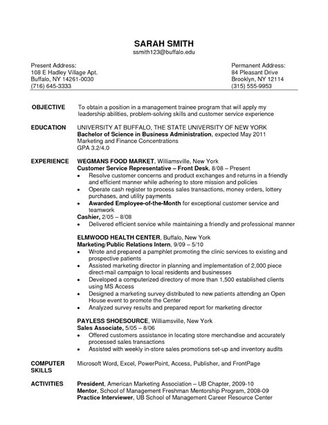 How to include an objective, headline, or statement on a resume. Objective Resume Retail Associate - Tipss und Vorlagen