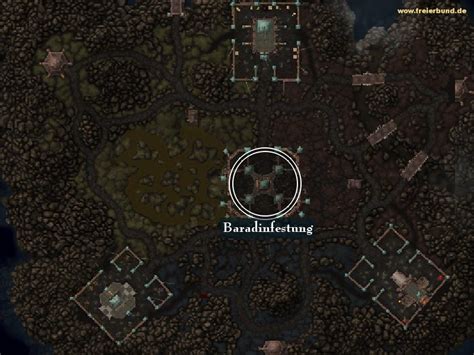 Baradinfestung Landmark Map And Guide Freier Bund World Of Warcraft