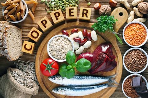 Food Containing Copper Stock Image Image Of Nutrition 196589353