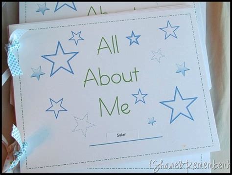 Printable about me book 10 pages. All About Me Books