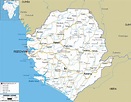 Sierra Leone - Peta geografis Sierra Leone - Geografia Total™