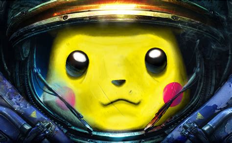 La Web Pokemon Pikachu Astronauta