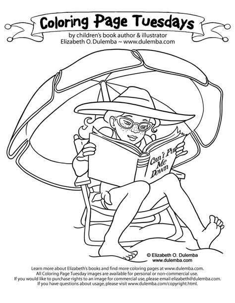 Coloring Pages Of Children Reading At Free Printable