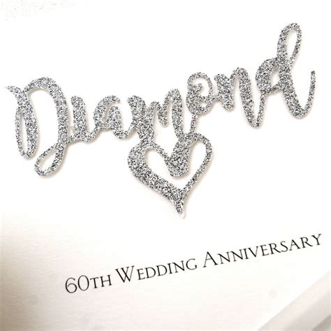 Diamond 60th Wedding Anniversary Card Ubicaciondepersonascdmxgobmx