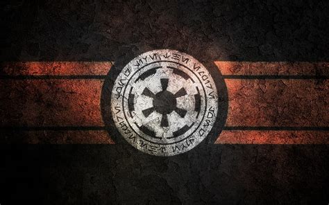 HD Wallpaper Star Wars Coat Of Arms Rusted Logos Galactic Empire Video Games Star Wars HD Art