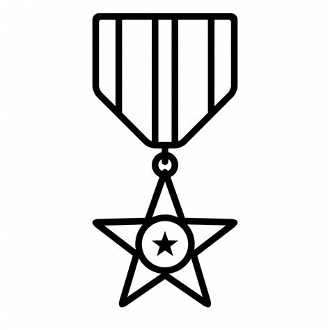 Medal Order Reward Star Hero Silver Star Icon Download On Iconfinder