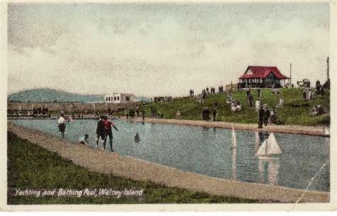 1930s Walney Island Biggar Bank Yachting Pool Barrow In Furness England