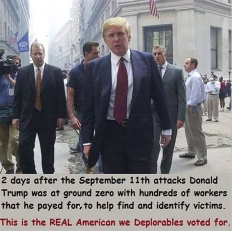 Was Donald Trump At Ground Zero Searching For Survivors Two Days After